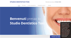 Desktop Screenshot of dentistadefrancoandrea.com