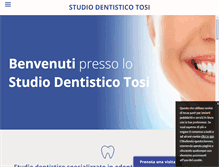 Tablet Screenshot of dentistadefrancoandrea.com